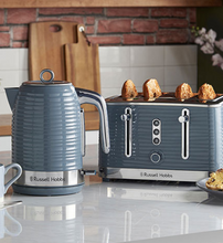 Load image into Gallery viewer, RUSSELL HOBBS&lt;BR&gt;
Inspire 2 Slice Toaster&lt;BR&gt;
Grey&lt;BR&gt;
