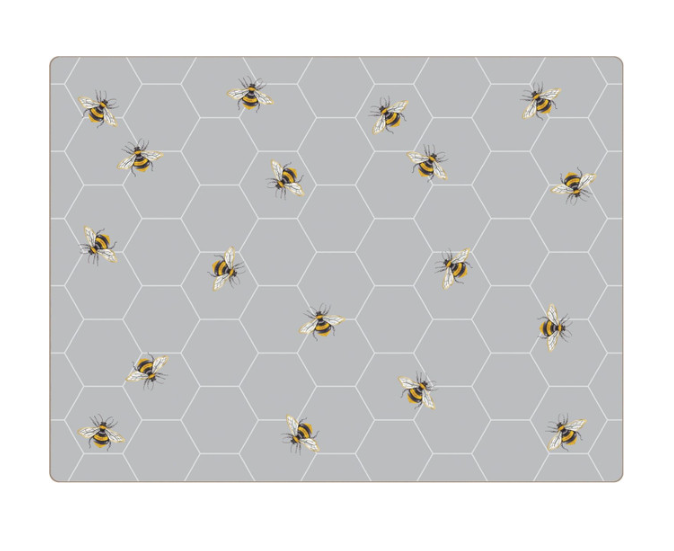 TRADESTOCK HOME<BR>
IStyle Busy Bees Placemats/Coasters<BR>