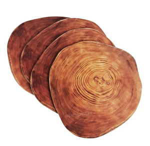 TRADESTOCK HOME<BR>
IStyle 4X Wild Wood Placemats/Coasters<BR>