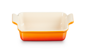 LE CREUSET<BR>
Stoneware Heritage Rectangular Deep Dish<BR>
Volcanic<BR>