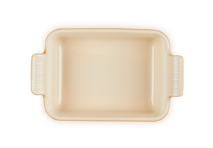 LE CREUSET<BR>
Stoneware Heritage Rectangular Deep Dish<BR>
Volcanic<BR>