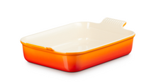 Load image into Gallery viewer, LE CREUSET&lt;BR&gt;
Stoneware Deep Heritage Rectangular 32cm Dish&lt;BR&gt;
Volcanic&lt;BR&gt;
