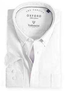 VEDONEIRE<BR>
Long Sleeve Oxford Shirt<BR>
Blue, Pink, White<BR>