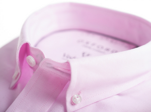 VEDONEIRE<BR>
Long Sleeve Oxford Shirt<BR>
Blue, Pink, White<BR>