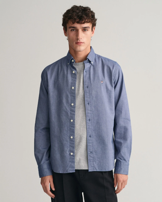 GANT<BR>
Slim Fit Oxford Shirt<BR>
423, 455<BR>