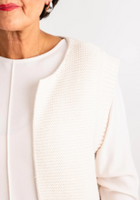 Load image into Gallery viewer, OLSEN&lt;BR&gt;
Henry Knitted Sleeveless Cardigan&lt;BR&gt;
Beige&lt;BR&gt;
