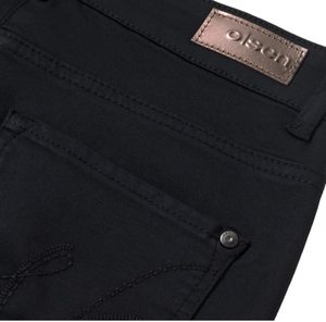 OLSEN<BR>
Mona Slim Jeans<BR>
Black, Navy<BR>