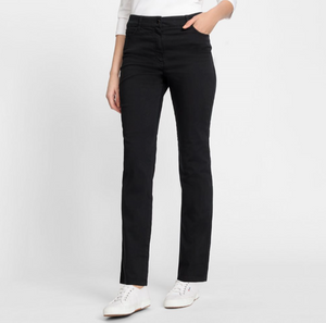 OLSEN<BR>
Mona Slim Jeans<BR>
Black, Navy<BR>