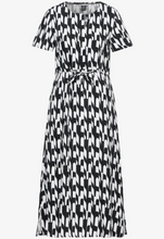 Load image into Gallery viewer, STREET ONE&lt;BR&gt;
Printed Midi Dress&lt;BR&gt;
Black&lt;BR&gt;
