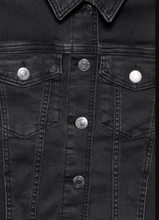 Load image into Gallery viewer, STREET ONE&lt;BR&gt;
Denim Jacket&lt;BR&gt;
Black&lt;BR&gt;
