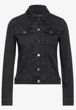 Load image into Gallery viewer, STREET ONE&lt;BR&gt;
Denim Jacket&lt;BR&gt;
Black&lt;BR&gt;
