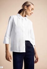 Load image into Gallery viewer, STREET ONE&lt;BR&gt;
Shirt Blouse&lt;BR&gt;
White&lt;BR&gt;
