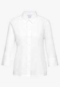 STREET ONE<BR>
Shirt Blouse<BR>
White<BR>