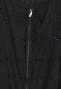 STREET ONE<BR>
Blouson with Embroidery Jacket<BR>
Black<BR>