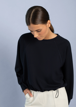 Load image into Gallery viewer, MORE AND MORE&lt;BR&gt;
Sweat Shirt&lt;BR&gt;
Navy&lt;BR&gt;
