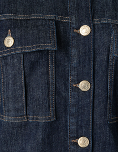 MORE AND MORE<BR>
Denim Jacket<BR>
Dark Blue<BR>