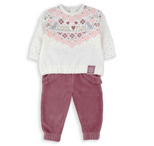 Load image into Gallery viewer, BABYBOL&lt;BR&gt;
Girls 2 Pieces Set&lt;BR&gt;
Mauve&lt;BR&gt;
