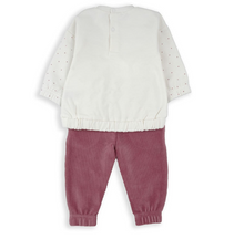 Load image into Gallery viewer, BABYBOL&lt;BR&gt;
Girls 2 Pieces Set&lt;BR&gt;
Mauve&lt;BR&gt;
