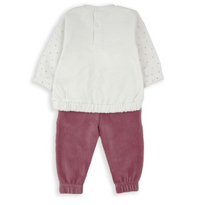 BABYBOL<BR>
Girls 2 Pieces Set<BR>
Mauve<BR>