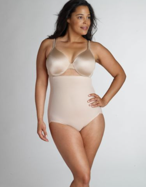 PATRICIA EVE<BR>
Naomi and Nicole Unbelievable Comfort Plus Hi Waist Brief<BR>
Skin<BR>