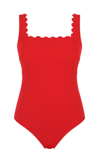 Load image into Gallery viewer, PANACHE&lt;BR&gt;
Spirit Honor Square Neck Swimsuit&lt;BR&gt;
Rossa Red&lt;BR&gt;
