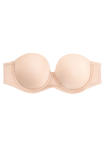 WACOAL<BR>
Red Carpet Nude Strapless Bra<BR>
Nude<BR>