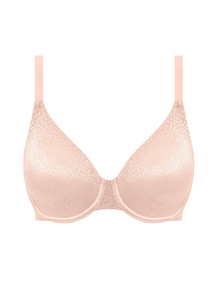 WACOAL<BR>
Back Appeal Classic Underwire Bra<BR>
Black, Rose dust<BR>