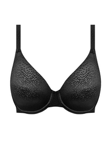 WACOAL<BR>
Back Appeal Classic Underwire Bra<BR>
Black, Rose dust<BR>