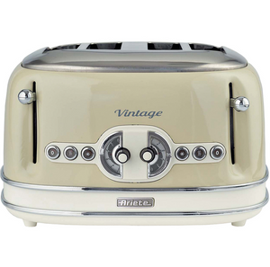 BLUESTEM GROUP<BR>
Ariete Vintage 4 Slice Toaster<BR>
Cream<BR>