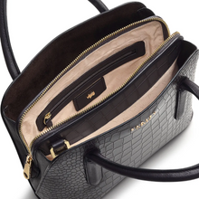 Load image into Gallery viewer, RADLEY LONDON&lt;BR&gt;
Liverpool Street Faux Crocthunder&lt;BR&gt;
Grey Small Multiway&lt;BR&gt;
