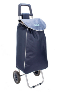 WOODENBRIDGE<BR>
Shopping Trolley<BR>
Black, Navy<BR>