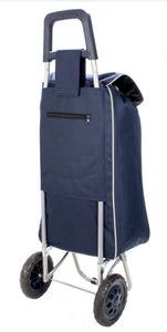 WOODENBRIDGE<BR>
Shopping Trolley<BR>
Black, Navy<BR>