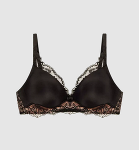 TRIUMPH<BR>
Amourette Charm Bralette<BR>
White, Black<BR>