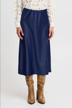 Load image into Gallery viewer, FRANSA&lt;BR&gt;
Nata Slip Skirt&lt;BR&gt;
Indigo&lt;BR&gt;
