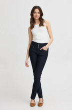 Load image into Gallery viewer, FRANSA&lt;BR&gt;
Zalin Trousers&lt;BR&gt;
Dark Peacoat Navy&lt;BR&gt;
