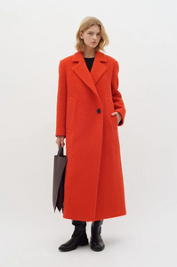 INWEAR<BR>
Tanay Coat<BR>
Deep Orange<BR>