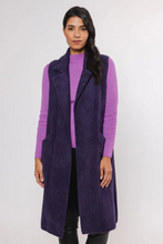 Load image into Gallery viewer, RINO &amp; PELLE&lt;BR&gt;
Dallas Long WaistCoat&lt;BR&gt;
Purple&lt;BR&gt;
