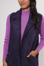 Load image into Gallery viewer, RINO &amp; PELLE&lt;BR&gt;
Dallas Long WaistCoat&lt;BR&gt;
Purple&lt;BR&gt;
