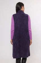 Load image into Gallery viewer, RINO &amp; PELLE&lt;BR&gt;
Dallas Long WaistCoat&lt;BR&gt;
Purple&lt;BR&gt;
