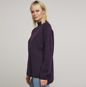 RINO & PELLE<BR>
Dinty Knit Sweater<BR>
Purple<BR>