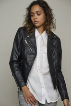 Load image into Gallery viewer, RINO &amp; PELLE&lt;BR&gt;
Ghost Leather Jacket&lt;BR&gt;
Black&lt;BR&gt;
