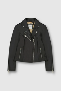 RINO & PELLE<BR>
Ghost Leather Jacket<BR>
Black<BR>