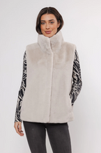 Load image into Gallery viewer, RINO &amp; PELLE&lt;BR&gt;
Lison Faux Fur Gilet&lt;BR&gt;
Grey&lt;BR&gt;
