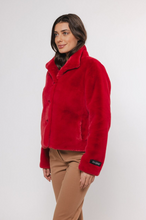 Load image into Gallery viewer, RINO &amp; PELLE&lt;BR&gt;
Vie Fun Fur Jacket&lt;BR&gt;
Berry&lt;BR&gt;
