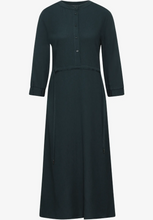 Load image into Gallery viewer, STREET ONE&lt;BR&gt;
Midi Dress&lt;BR&gt;
Hunter Green&lt;BR&gt;
