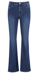 TAIFUN<BR>
Bootcut Jeans<BR>
Blue<BR>