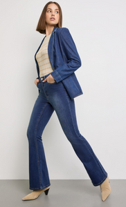 TAIFUN<BR>
Bootcut Jeans<BR>
Blue<BR>