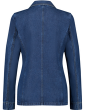 Load image into Gallery viewer, TAIFUN&lt;BR&gt;
Denim Blazer&lt;BR&gt;
Blue&lt;BR&gt;
