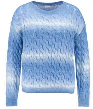 Load image into Gallery viewer, GERRY WEBER&lt;BR&gt;
Knit Jumper&lt;BR&gt;
Blue/White&lt;BR&gt;
