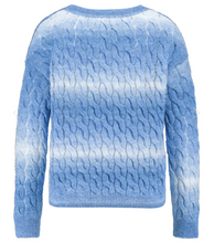 Load image into Gallery viewer, GERRY WEBER&lt;BR&gt;
Knit Jumper&lt;BR&gt;
Blue/White&lt;BR&gt;
